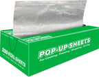Alpacasso Pre-Cut Aluminum Foil Sheets,12x10.75 Inches,200 Sheets