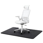 JUNLIN Hardwood Floor Office Chair Mat，55" × 35"，Anti-slip ，Black
