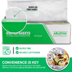 Alpacasso Pre-Cut Aluminum Foil Sheets,12x10.75 Inches500 Sheets