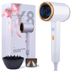 YUANYE Ionic Hair Dryer, 2100W Professional Blow Dryer, Negative Ion Technolog Drying with 3 Heating, 2 Speed, 2 Nozzle for Home Salon Travel