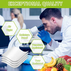 50 Packs Mylar Bags for Food Storage 1 Quart(7"x 10") Reusable Mylar Bags 400cc Thick 5.5 Mil,Heat Sealable Mylar Bags for Food Storage Zipper Pouches