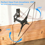 YUANYE 14-55 inch Full Motion TV Wall Mount with Swivel and Articulating Tilt Arm TV Wall Bracket