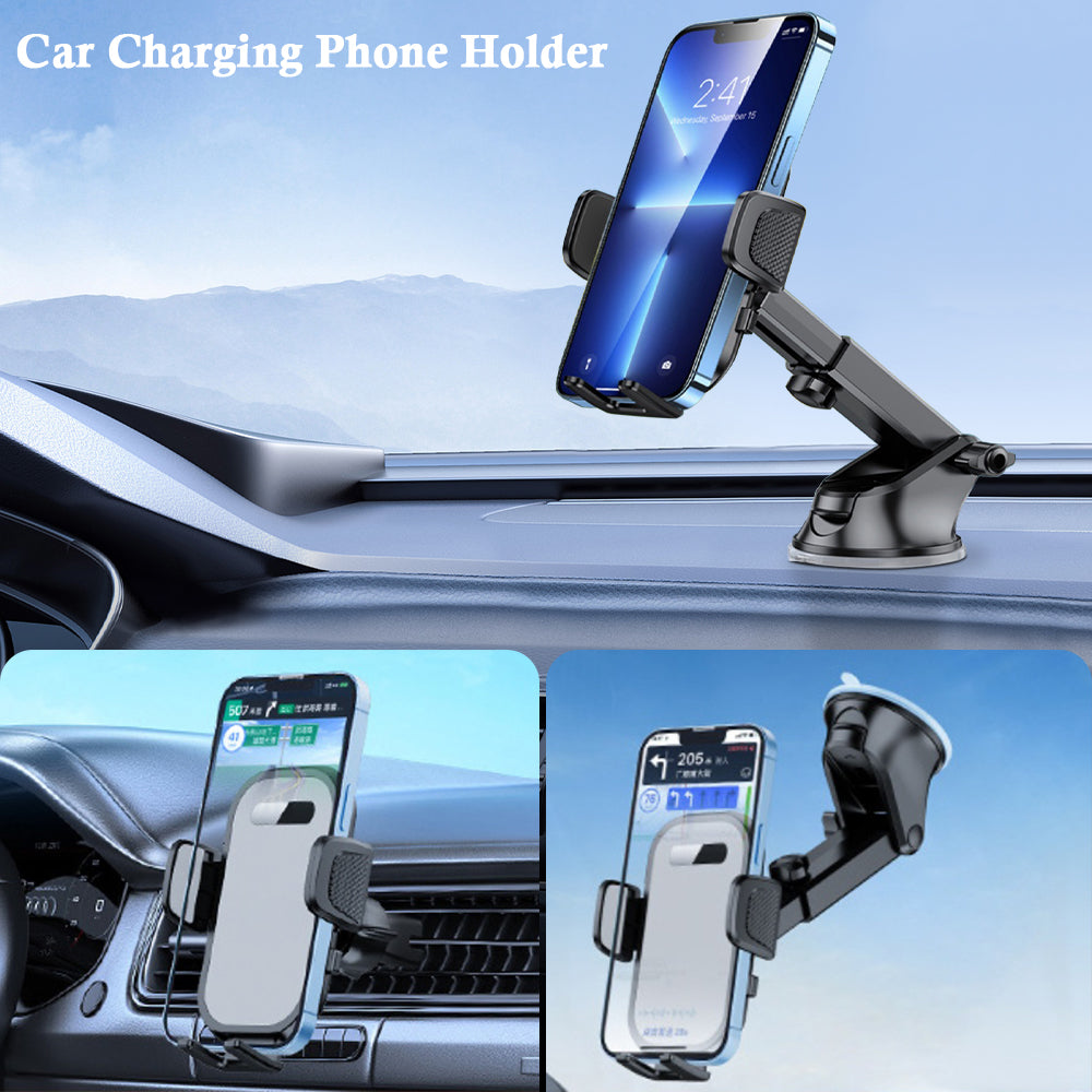SINYWAY Wireless Car Charger, 15W Fast Charging Auto Clamping Car Charger Phone Mount Air Vent Phone Holder, Fit for Phone Support Wireless Charging (Width 60-90mm) iPhone, Samsung Galaxy/Ultra, Google/LG