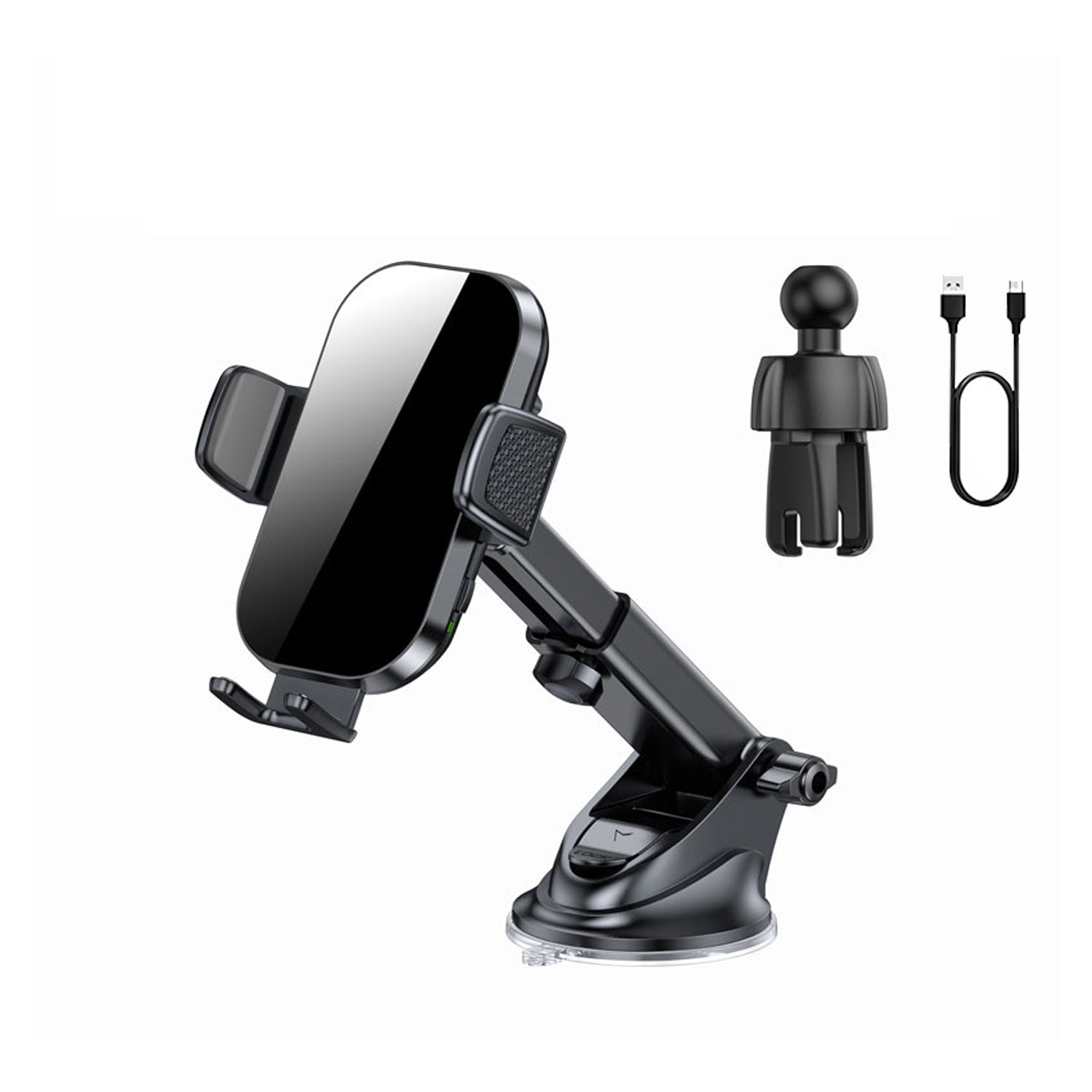SINYWAY Wireless Car Charger, 15W Fast Charging Auto Clamping Car Charger Phone Mount Air Vent Phone Holder, Fit for Phone Support Wireless Charging (Width 60-90mm) iPhone, Samsung Galaxy/Ultra, Google/LG