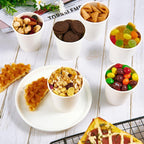 100 Pack 12 oz Disposable Cups, To Go Hot Cups,Leak-Free Food Safe Paper Cups