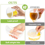 25 Set 32 oz Meal Prep Deli Containers with Lids, Stackable, Leakproof, Microwave and Freezer Safe