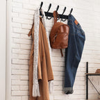 SINYWAY 2 Packs Coat Rack Wall Mounted, Hat Rack for Wall 16" Heavy Duty Wall Coat Hooks Wall Coat Rack with 5 Triple Hooks