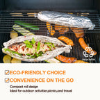 Alpacasso Aluminum Foil ,Aluminum Foils Roll with Serrated Cutter,12inx165SQ.FT